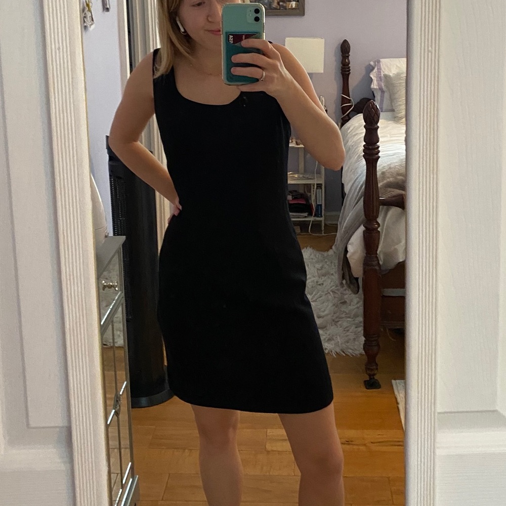 VINTAGE Black Shift Dress